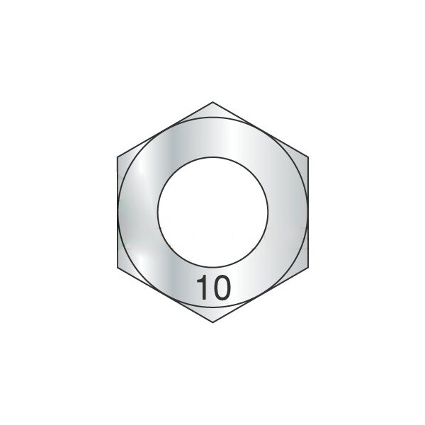 Newport Fasteners Hex Nut, M14-2.00, Steel, Class 10, Zinc Plated, 100 PK 551313 - main